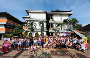 Holi at PGRI 3 Junior High School